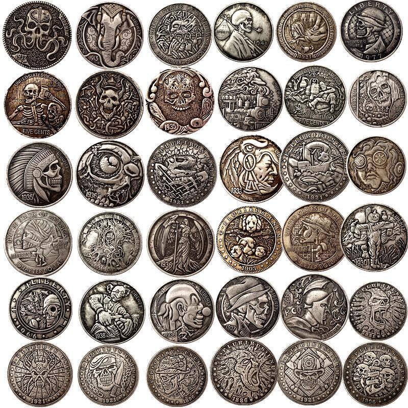 Antique Copper And Old Silver Commemorative Coins For Vagrants