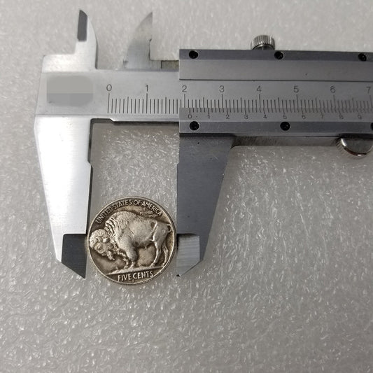 Antique Crafts Wanderer Silver Plated Coins Buffalo Commemorative Coin