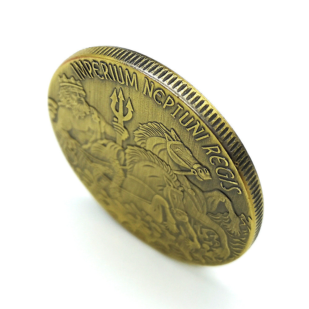 Commemorative Medal Bronze Coins Sailor Boat