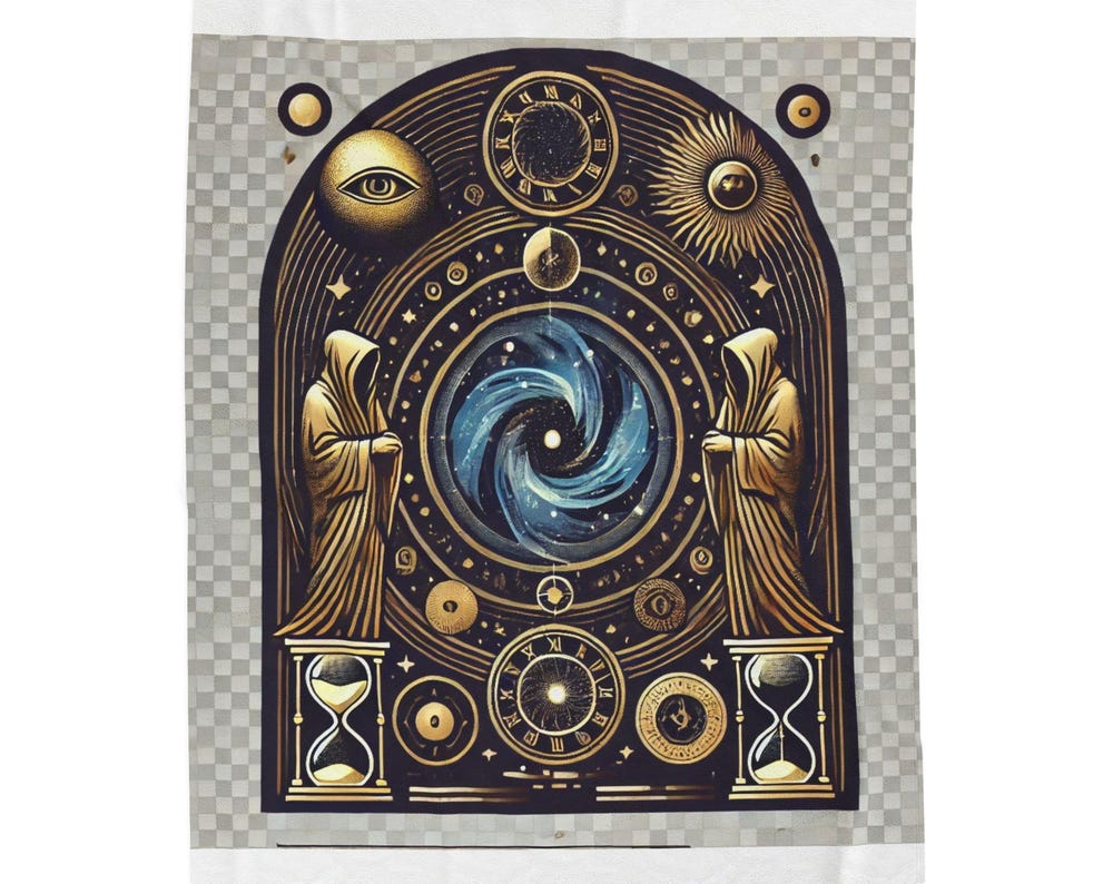 Celestial Velveteen Plush Blanket