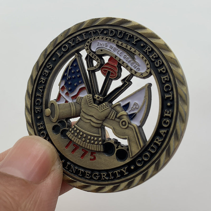 Fashion Commemorative Coins Gift Travel Badges