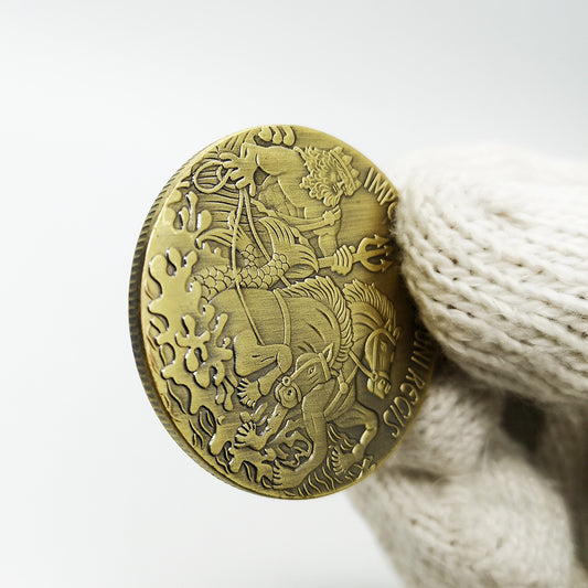 Commemorative Medal Bronze Coins Sailor Boat