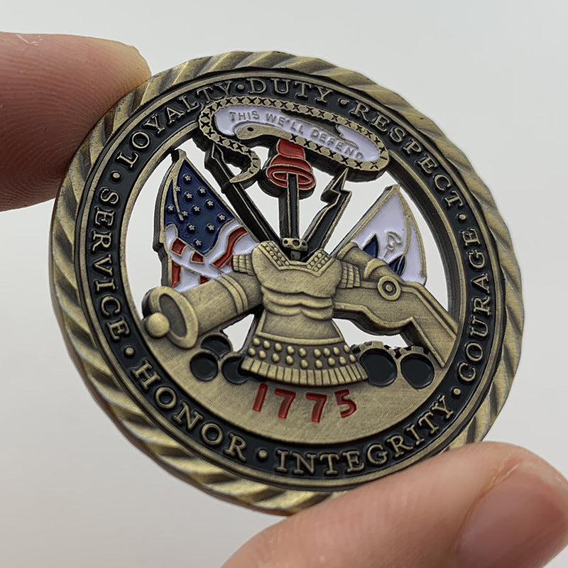 Fashion Commemorative Coins Gift Travel Badges