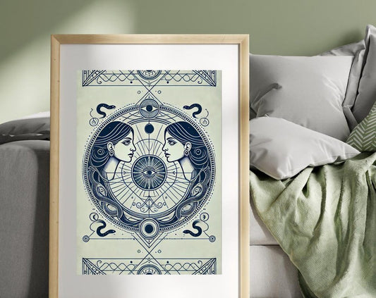 Bohemian Astrology Wall Art